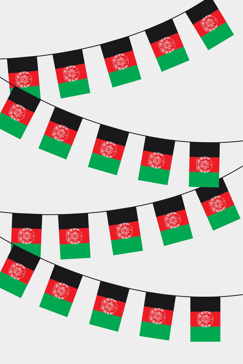 Afganistan Dikdörtgen Süsleme Bayrak