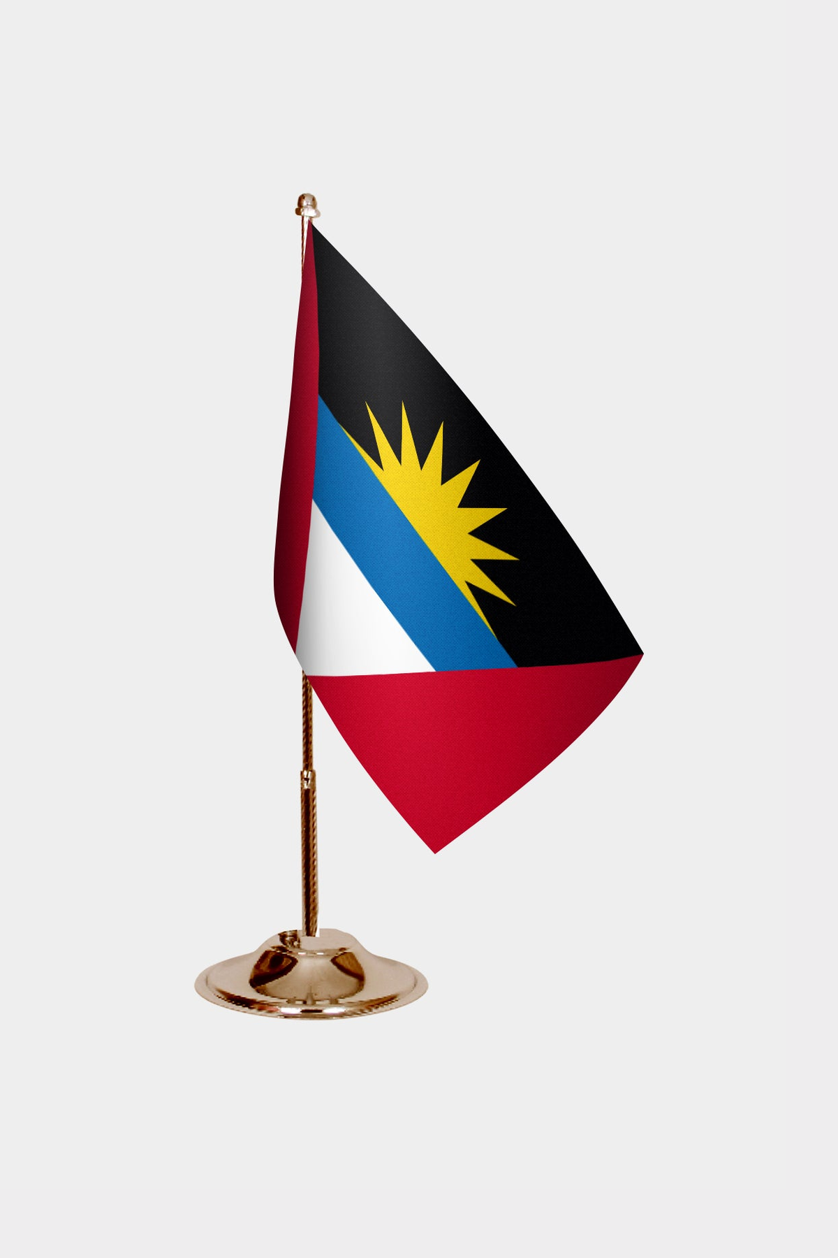 Antigua ve Barbuda Masa Bayrağı paket içeriği