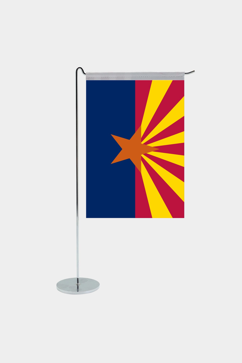 Arizona Eyalet L Tipi Masa Bayrağı