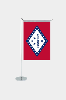 Arkansas Eyalet L Tipi Masa Bayrağı