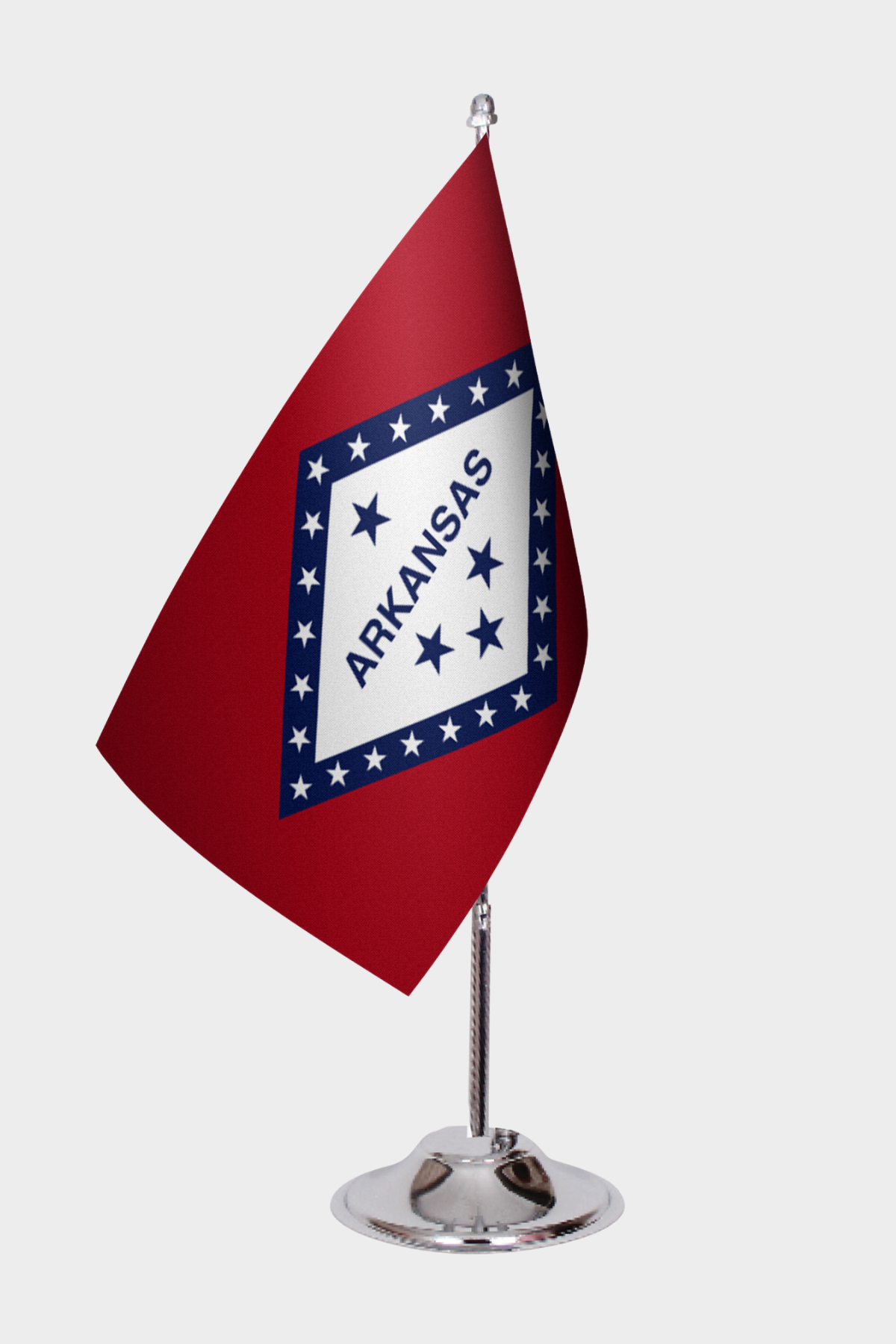 Arkansas Eyalet Masa Bayrağı yakın çekim