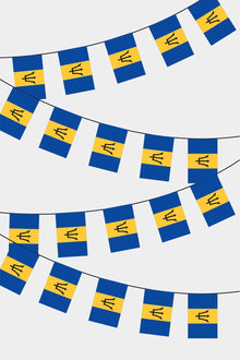 Barbados Dikdörtgen Süsleme Bayrak
