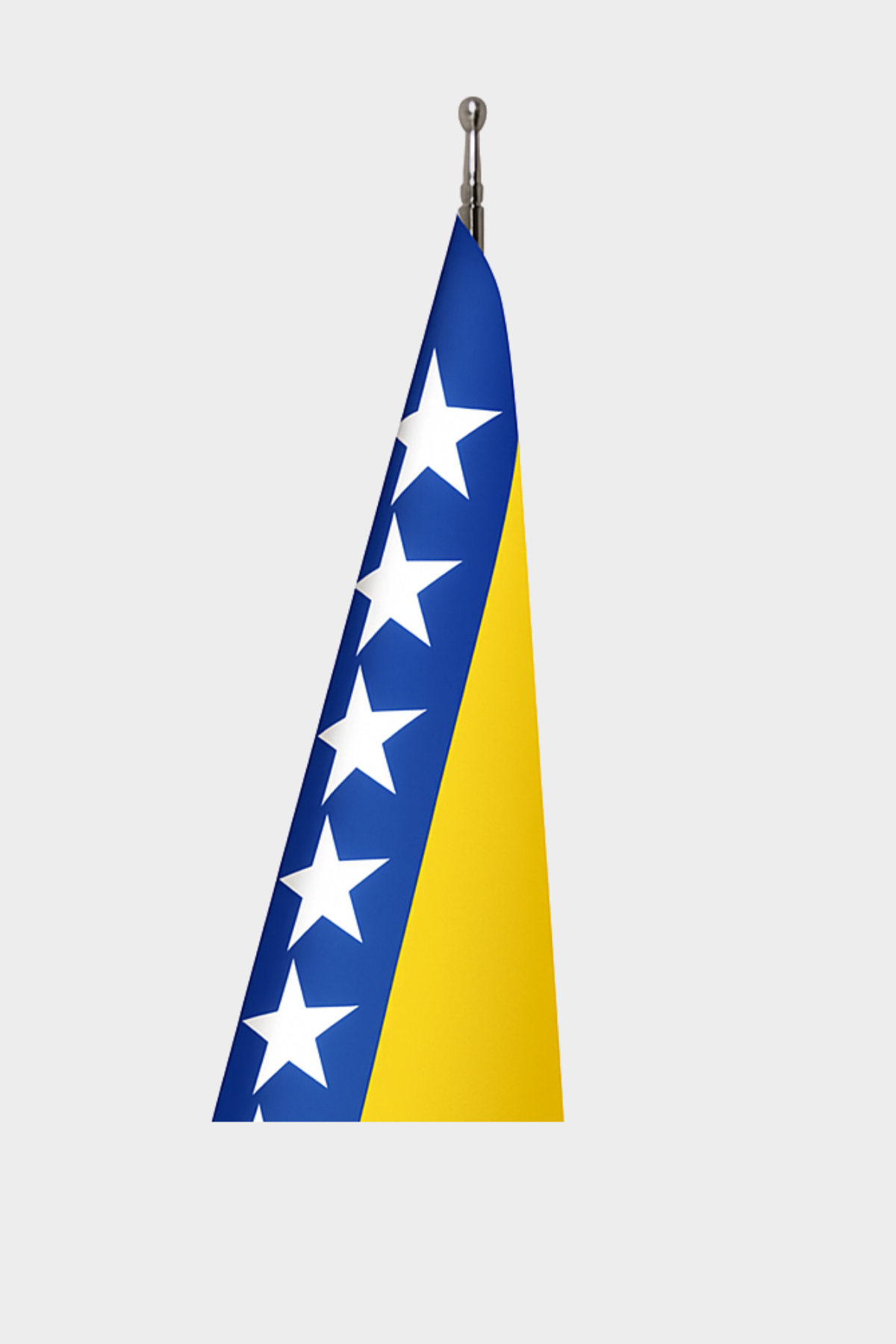 Bosna-Hersek Makam Bayrağı Seti detay görünümü