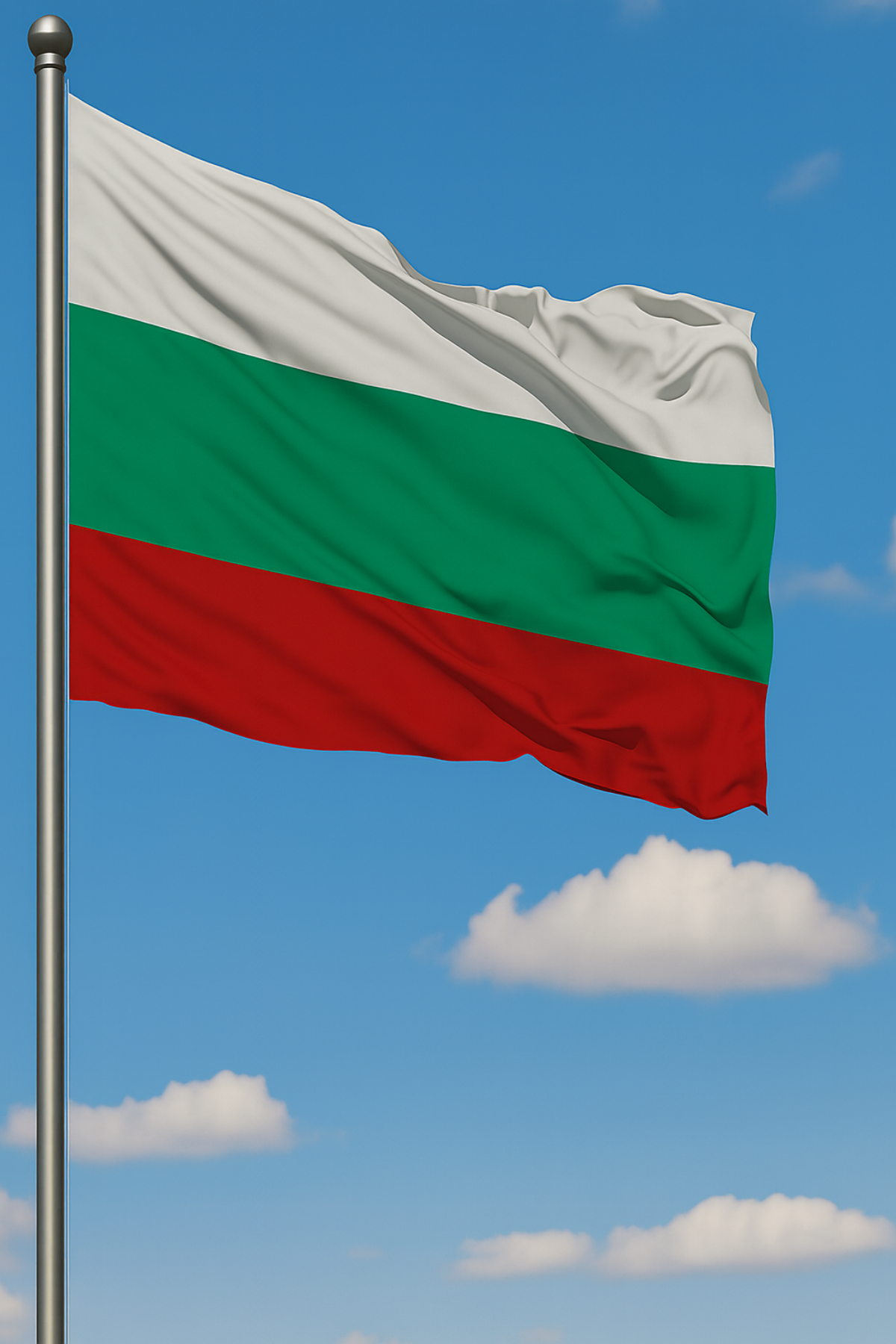 Bulgaristan Bayrağı detay görünümü