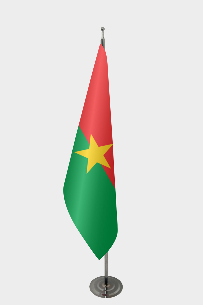 Burkina Faso Makam Bayrağı Seti