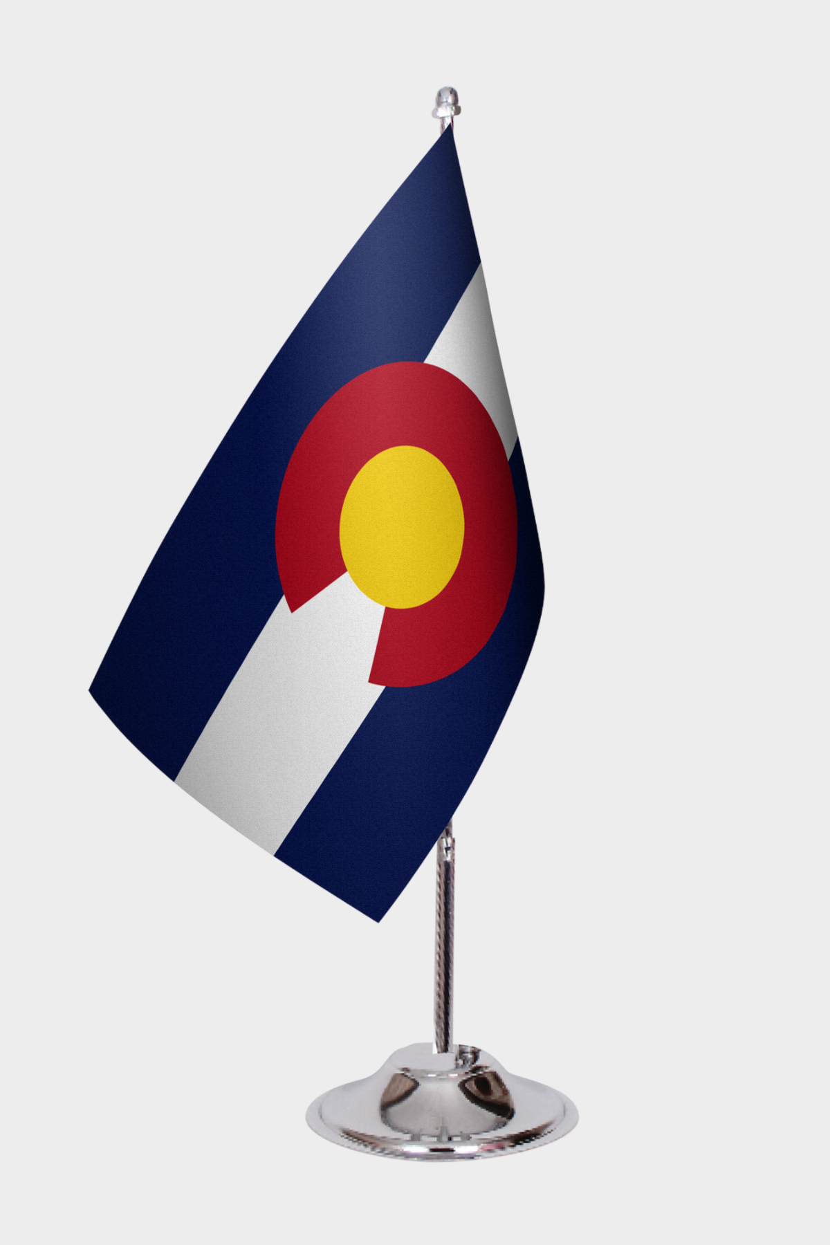 Colorado Eyalet Masa Bayrağı yakın çekim