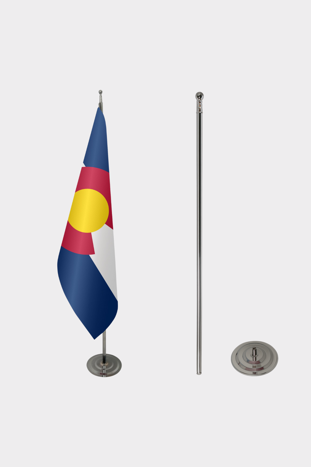 Colorado Makam Bayrağı Seti yakın çekim