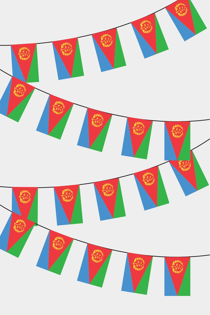Eritre Dikdörtgen Süsleme Bayrak