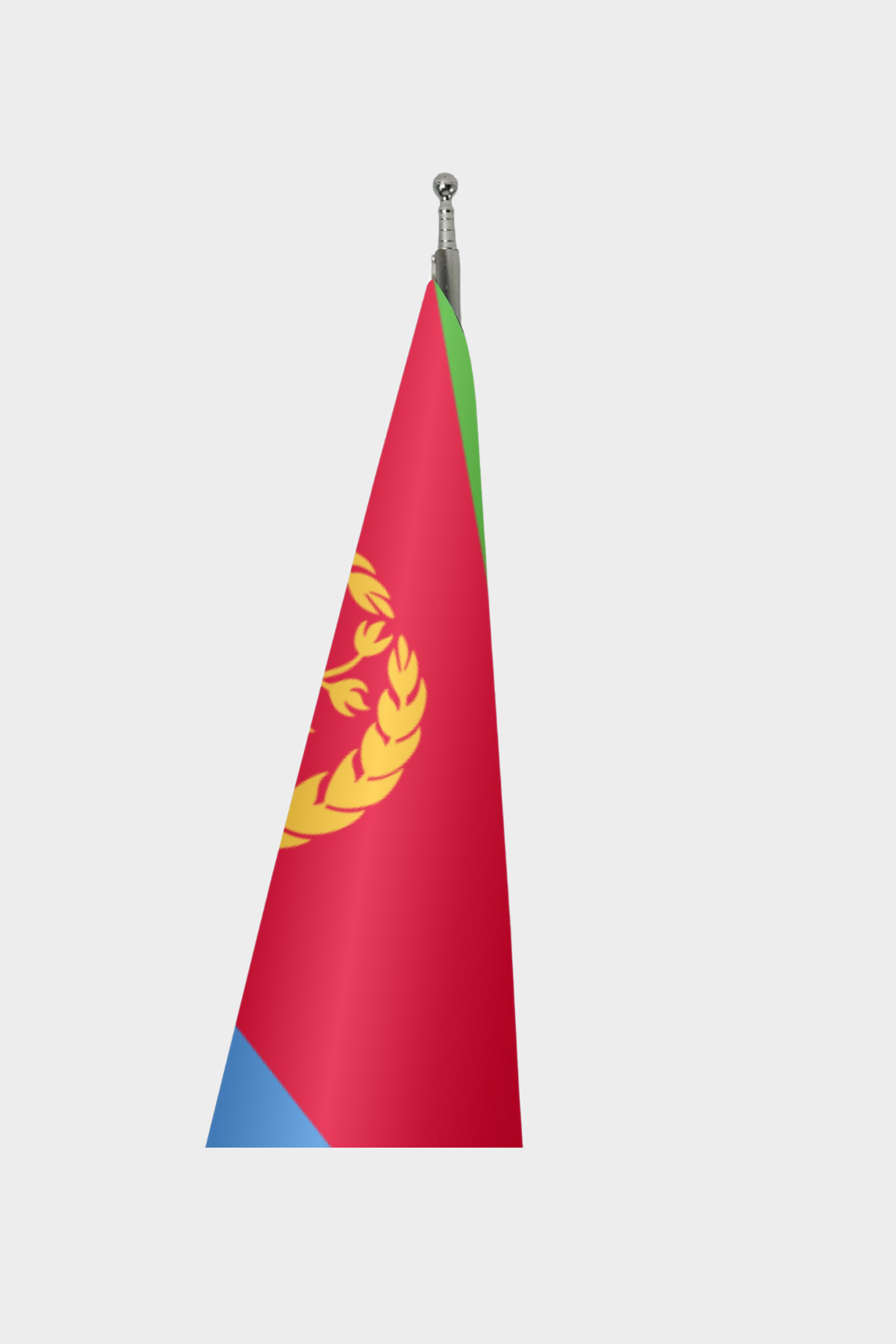 Eritre Makam Bayrağı Seti detay görünümü