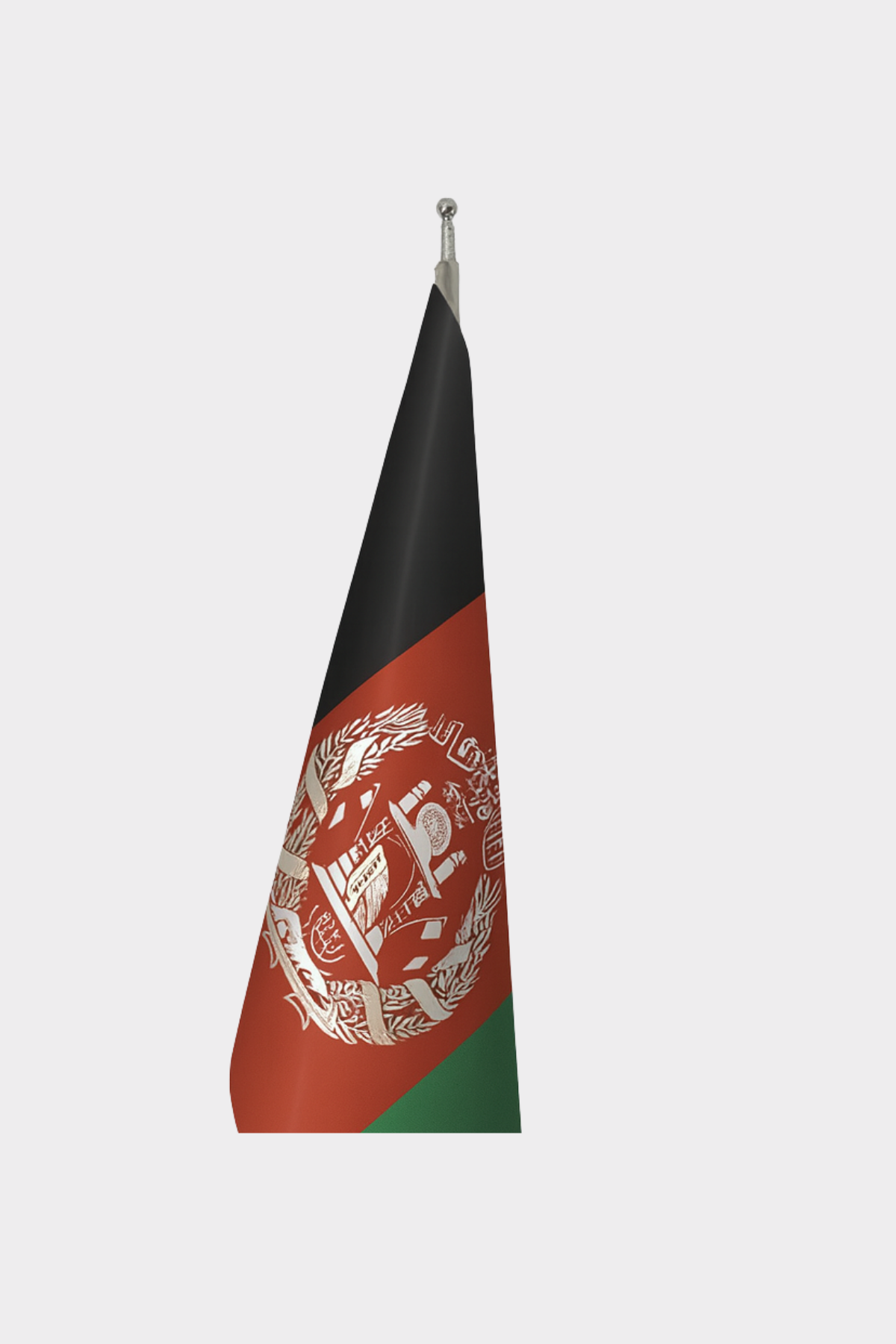 Eski Afganistan Makam Bayrağı Seti detay görünümü