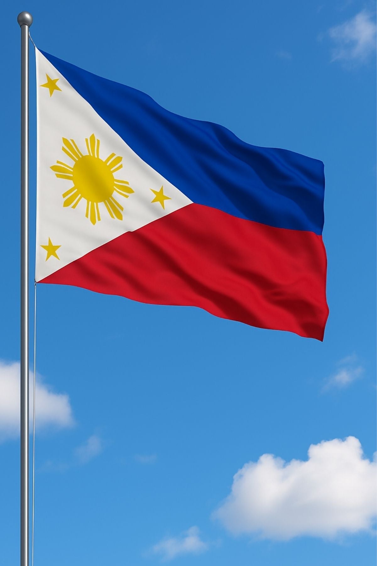 Filipinler Bayrağı detay görünümü