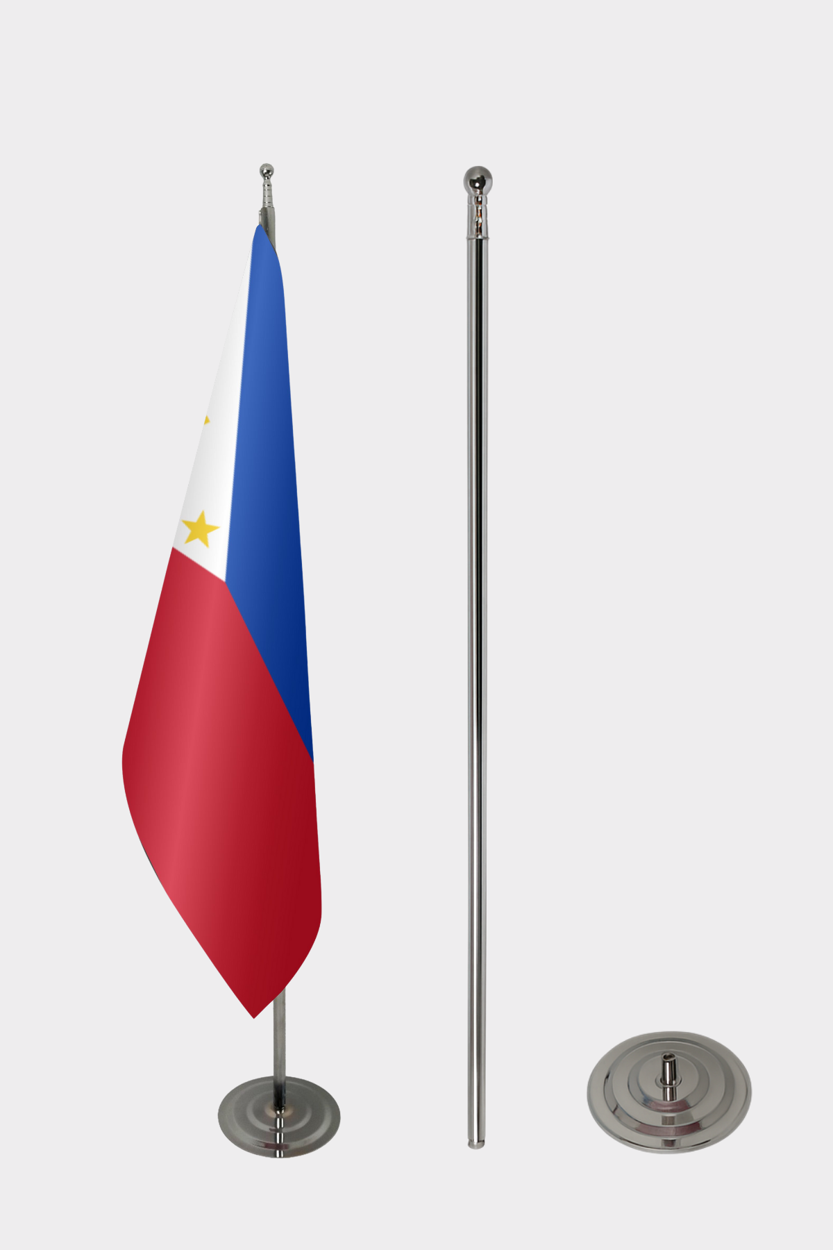 Filipinler Makam Bayrağı Seti yakın çekim
