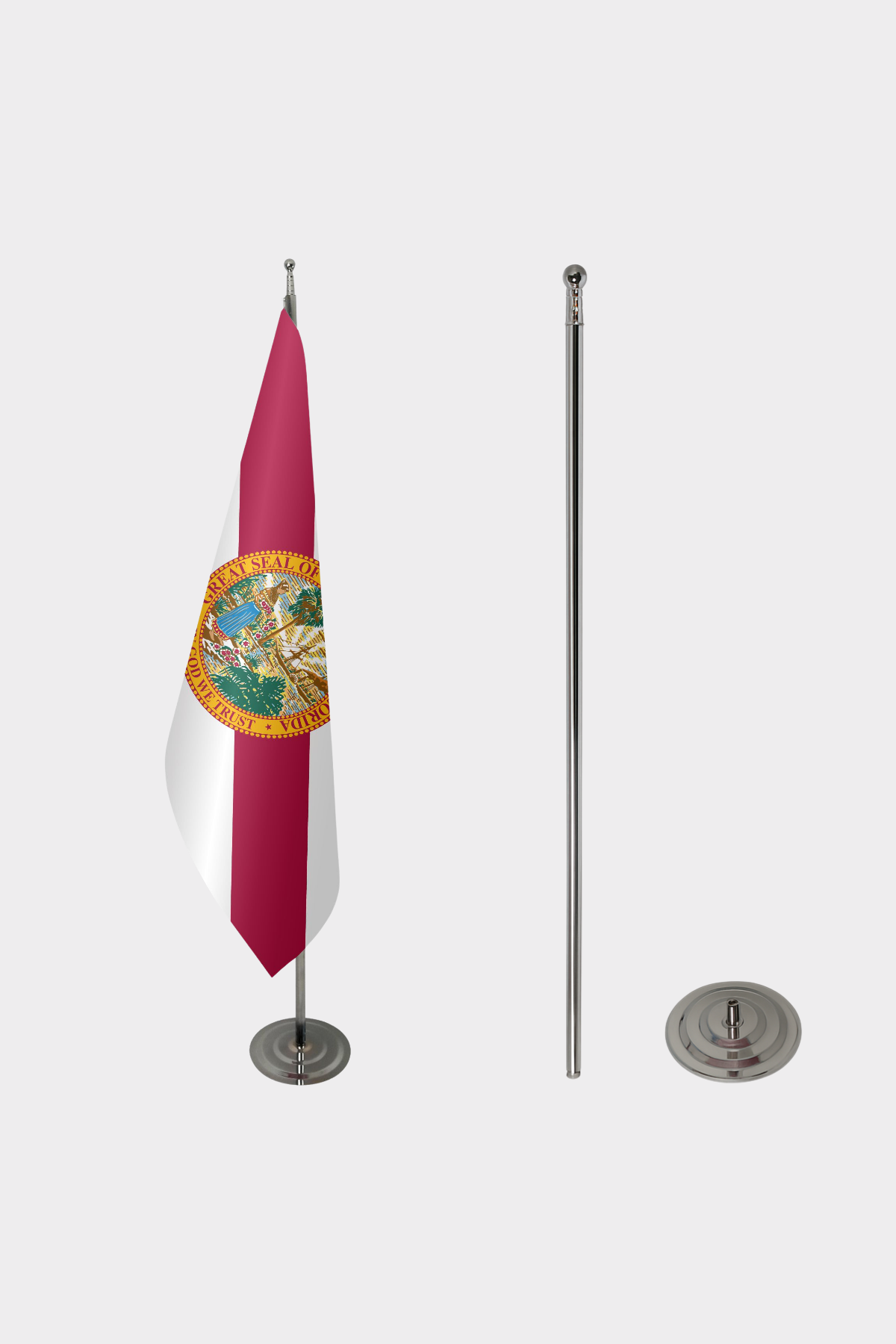 Florida Makam Bayrağı Seti yakın çekim