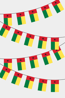 Gine-Bissau Dikdörtgen Süsleme Bayrak
