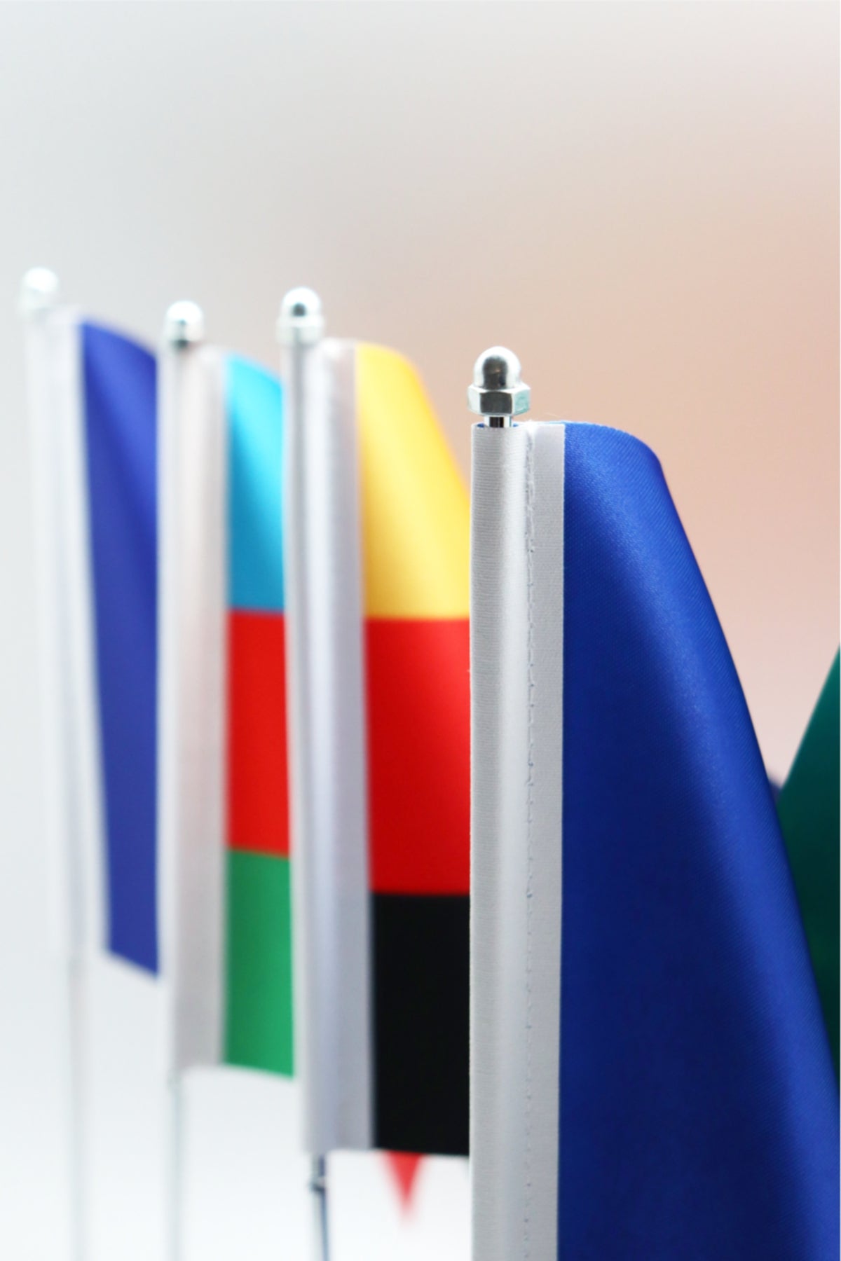 Gine ve Türkiye İkili Masa Bayrağı Seti ölçü ve seçenekler