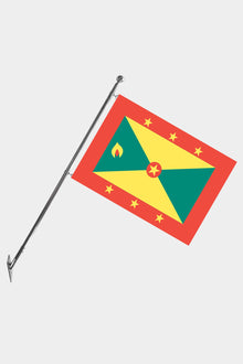 Grenada Teleskopik Duvar Bayrağı Seti