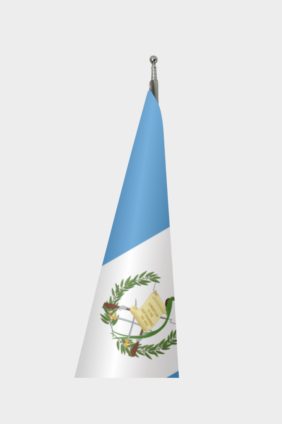 Guatemala Makam Bayrağı Seti detay görünümü