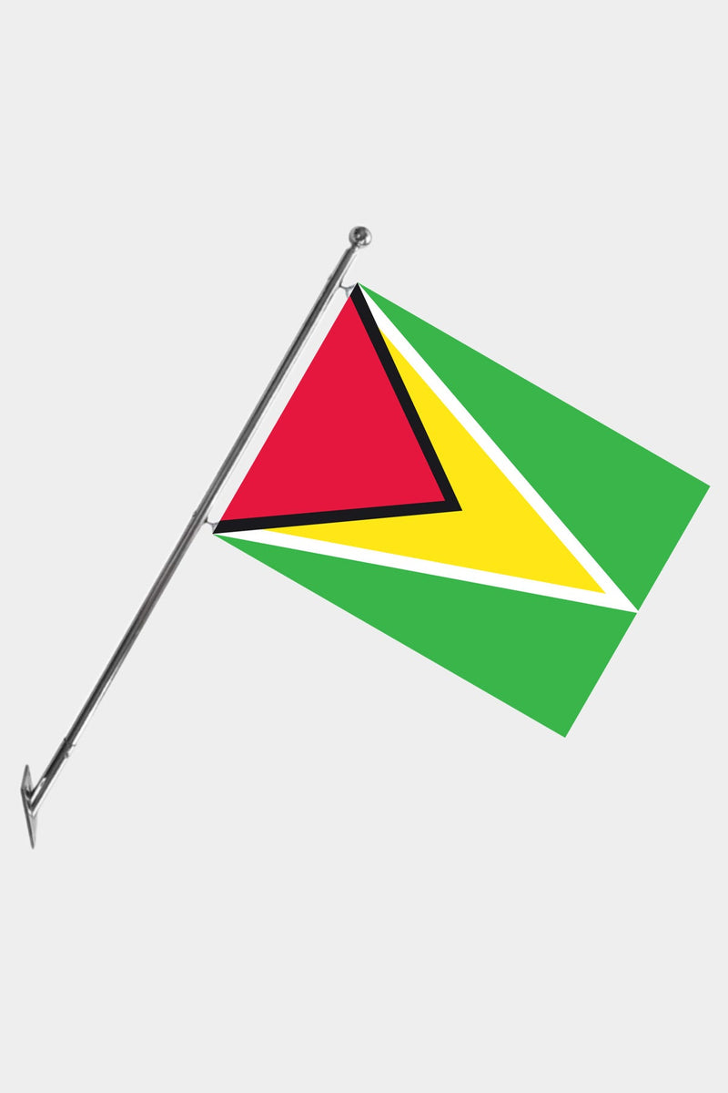 Guyana Teleskopik Duvar Bayrağı Seti