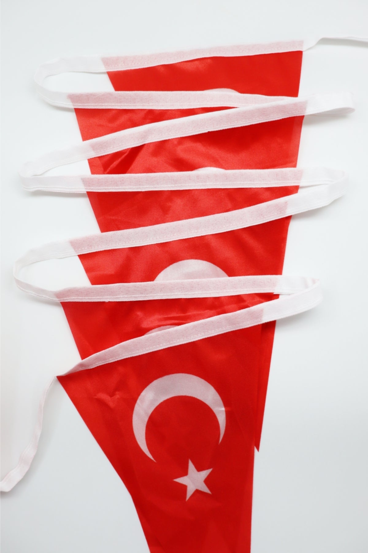 Guyana Üçgen Süsleme Bayrak farklı açıdan görünüm