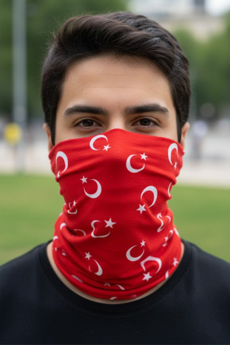 Hilal Yıldız Baskılı Bej