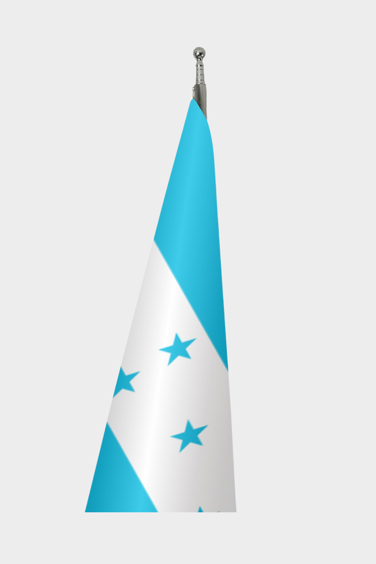 Honduras Makam Bayrağı Seti detay görünümü