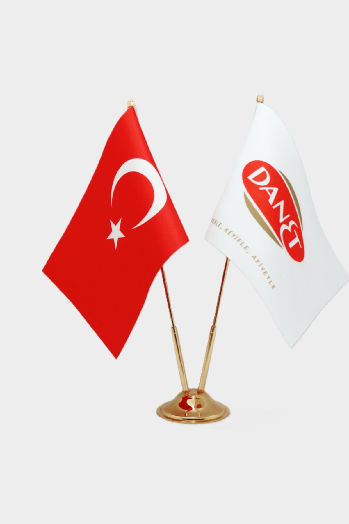 İkili Masa Bayrağı paket içeriği