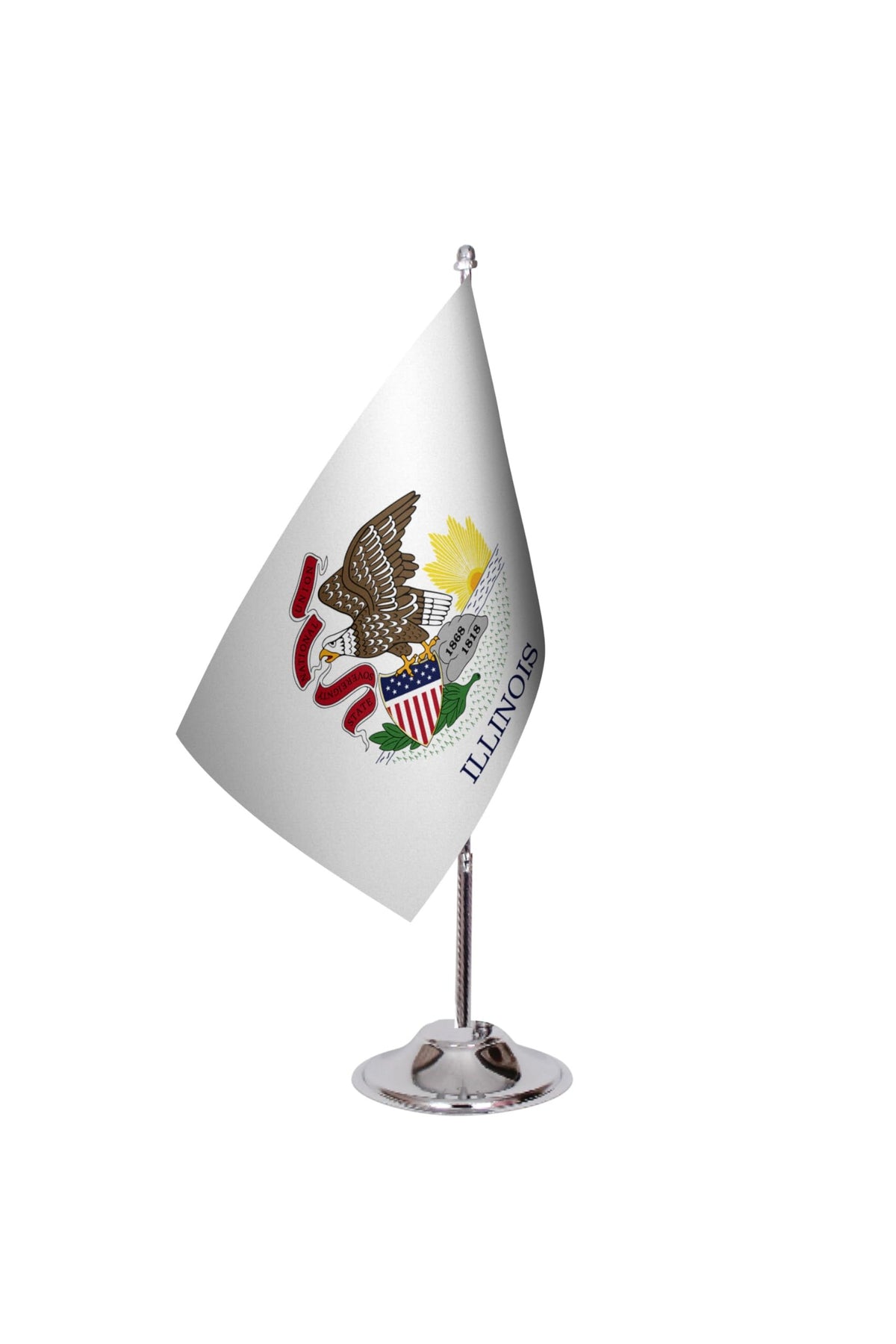 Illinois Eyalet Masa Bayrağı kullanım örneği