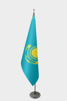 Kazakistan Makam Bayrağı Seti
