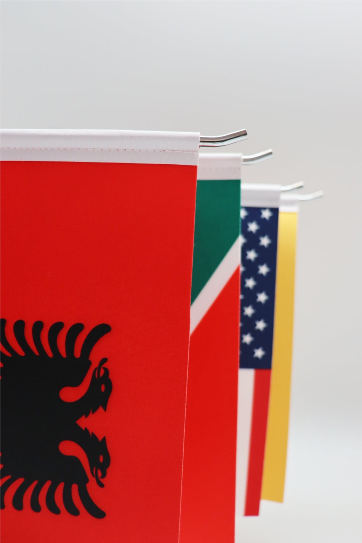 Kentucky Eyalet L Tipi Masa Bayrağı detay görünümü