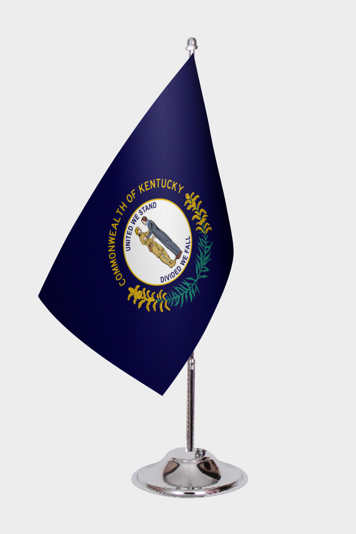 Kentucky Eyalet Masa Bayrağı yakın çekim
