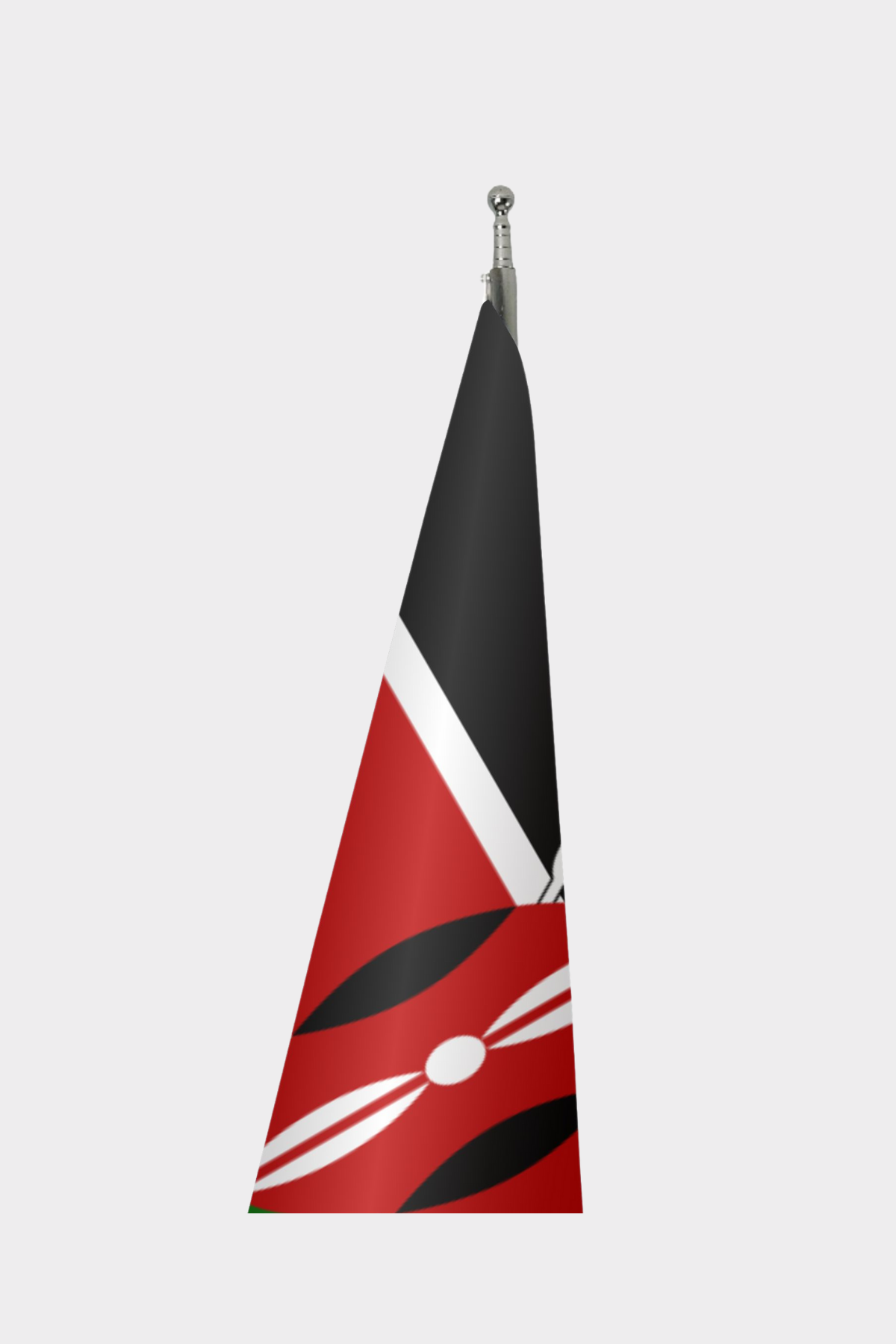 Kenya Makam Bayrağı Seti detay görünümü