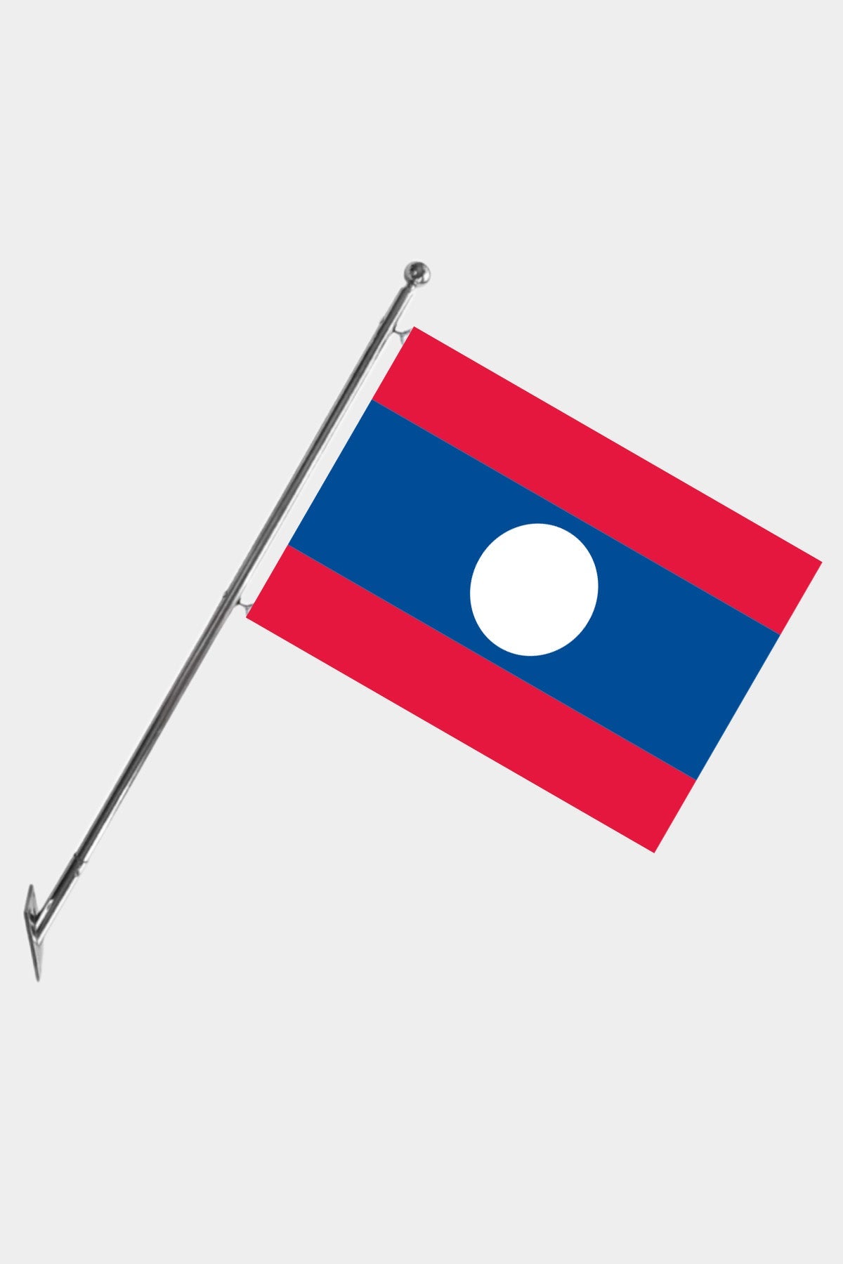 Laos Teleskopik Duvar Bayrağı Seti