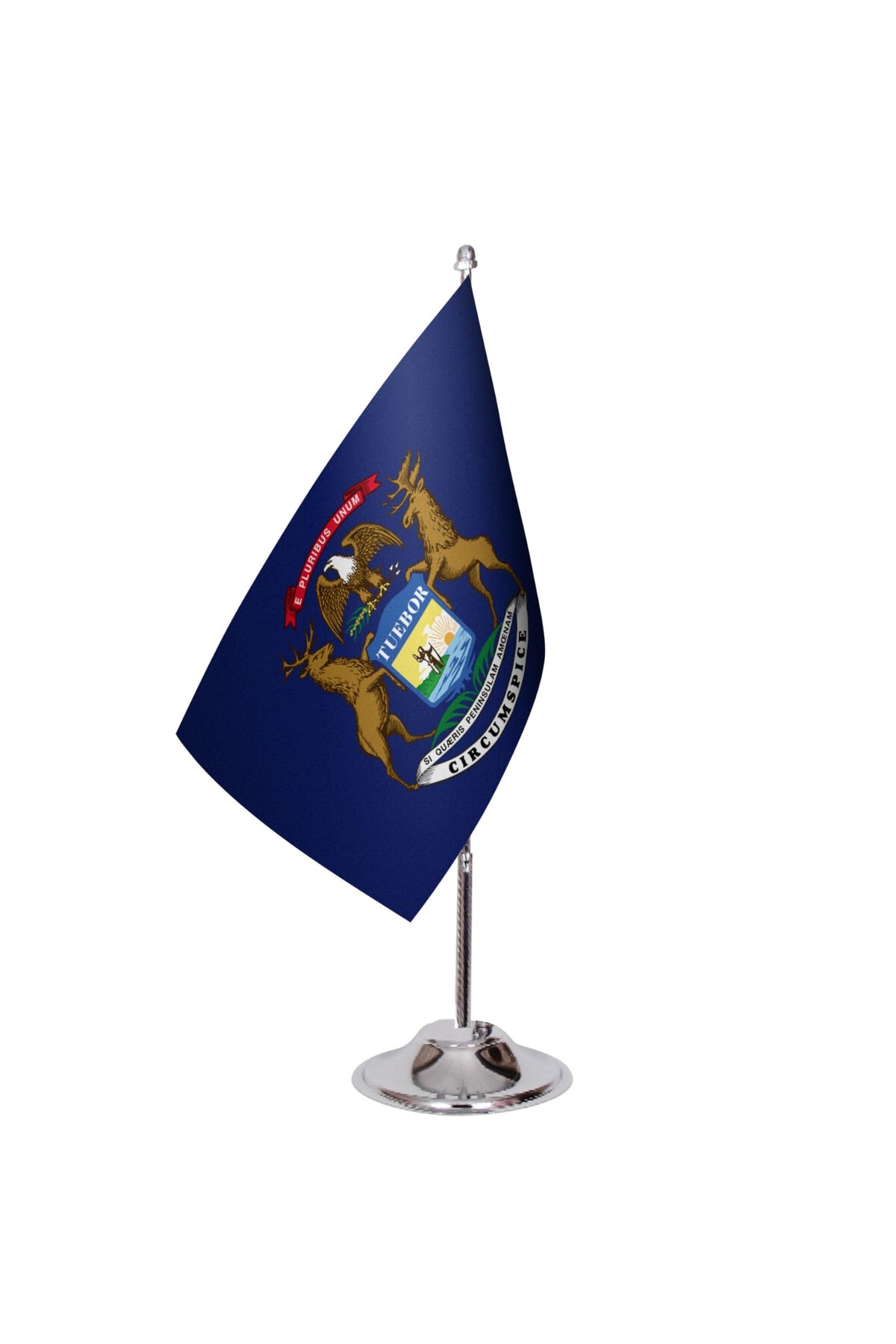 Michigan Eyalet Masa Bayrağı kullanım örneği