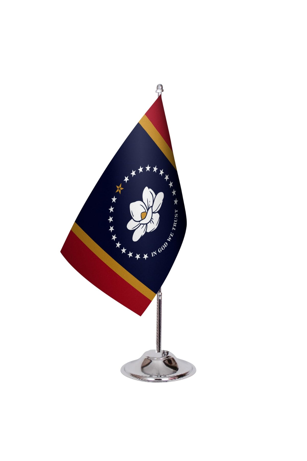 Mississippi Eyalet Masa Bayrağı kullanım örneği