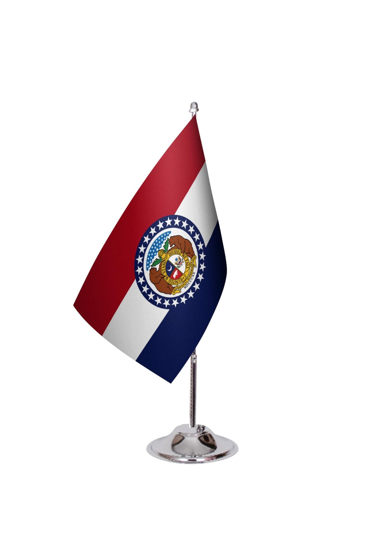 Missouri Eyalet Masa Bayrağı kullanım örneği
