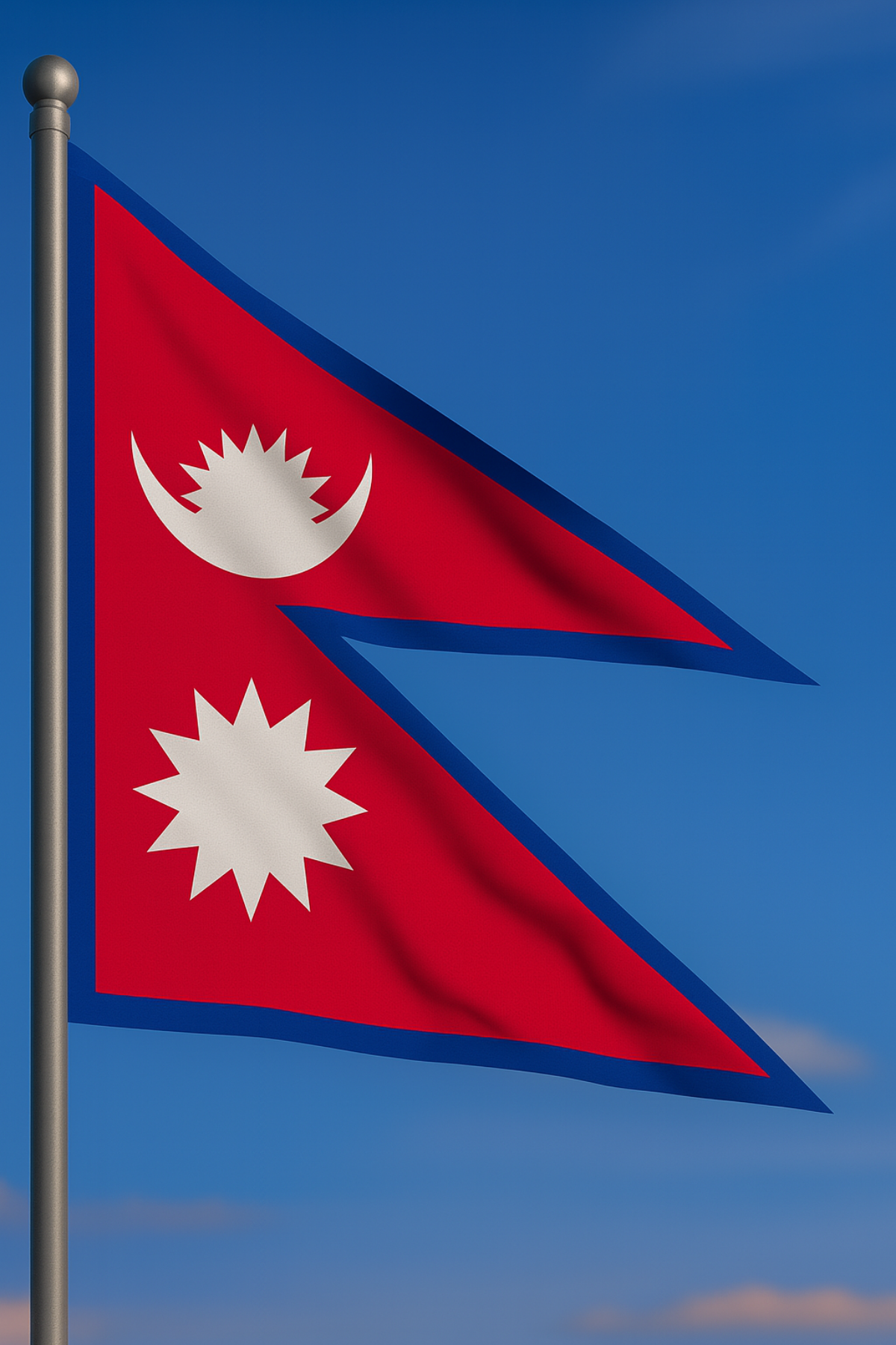 Nepal Bayrağı detay görünümü