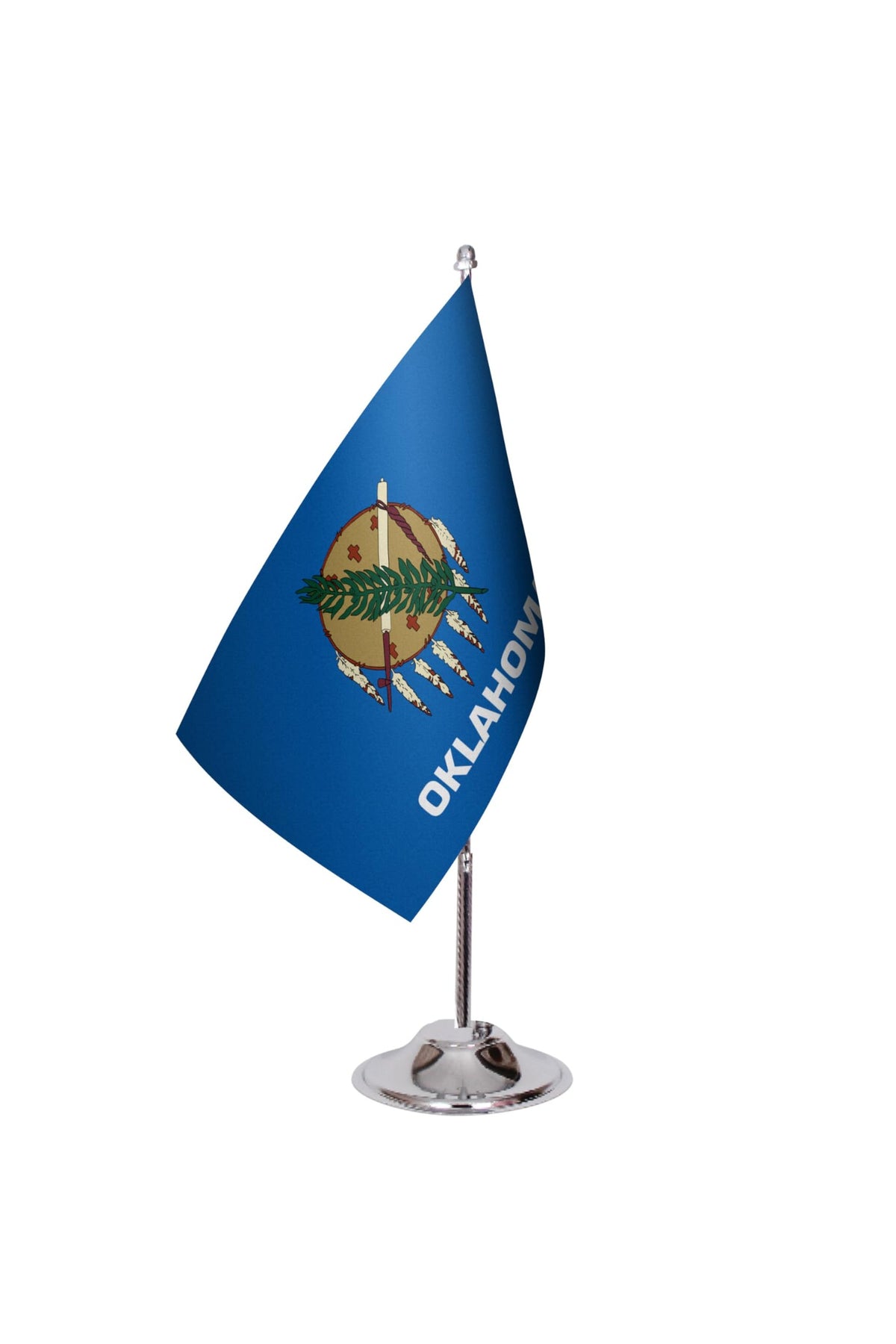 Oklahoma Eyalet Masa Bayrağı kullanım örneği