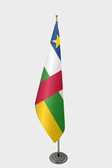 Orta Afrika Cumhuriyeti Makam Bayrağı Seti