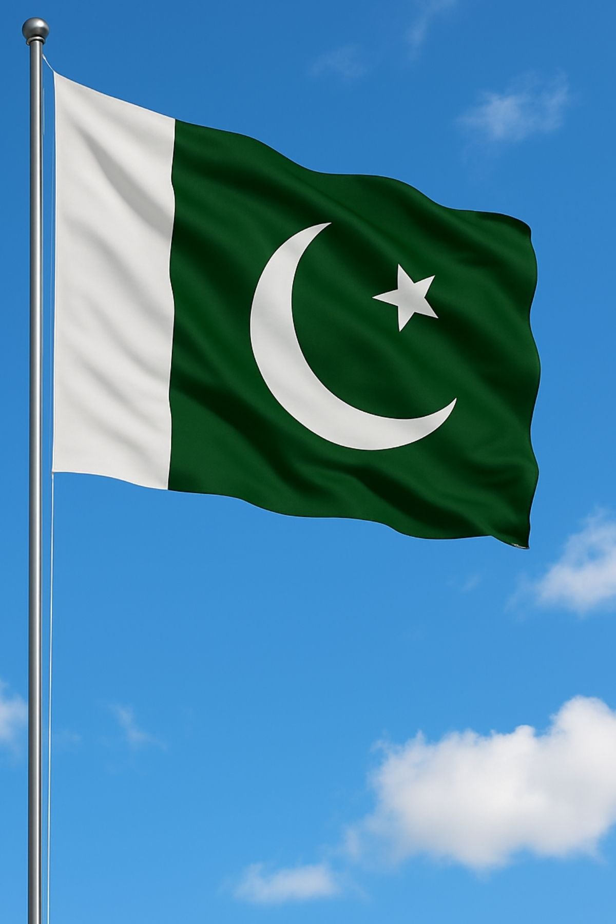 Pakistan Bayrağı detay görünümü