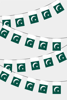 Pakistan Dikdörtgen Süsleme Bayrak
