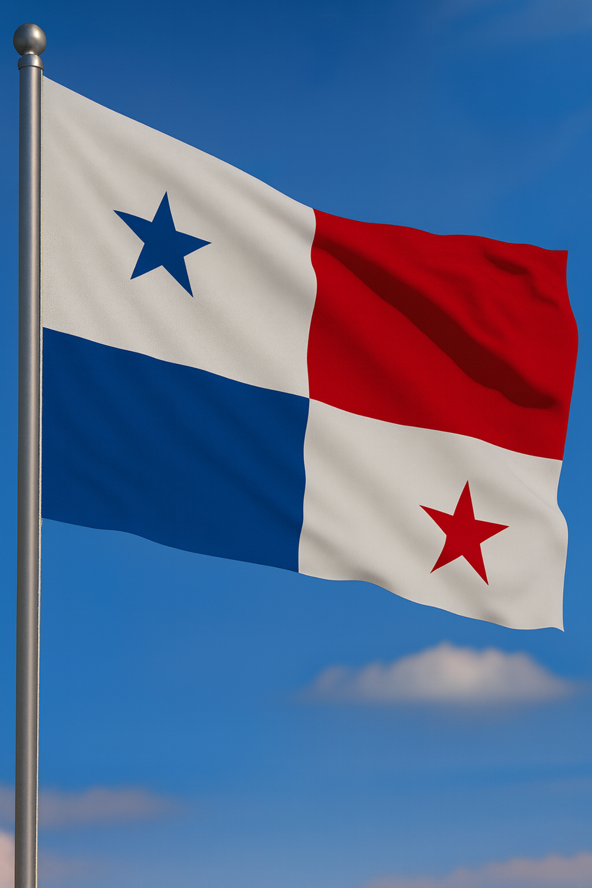 Panama Bayrağı detay görünümü