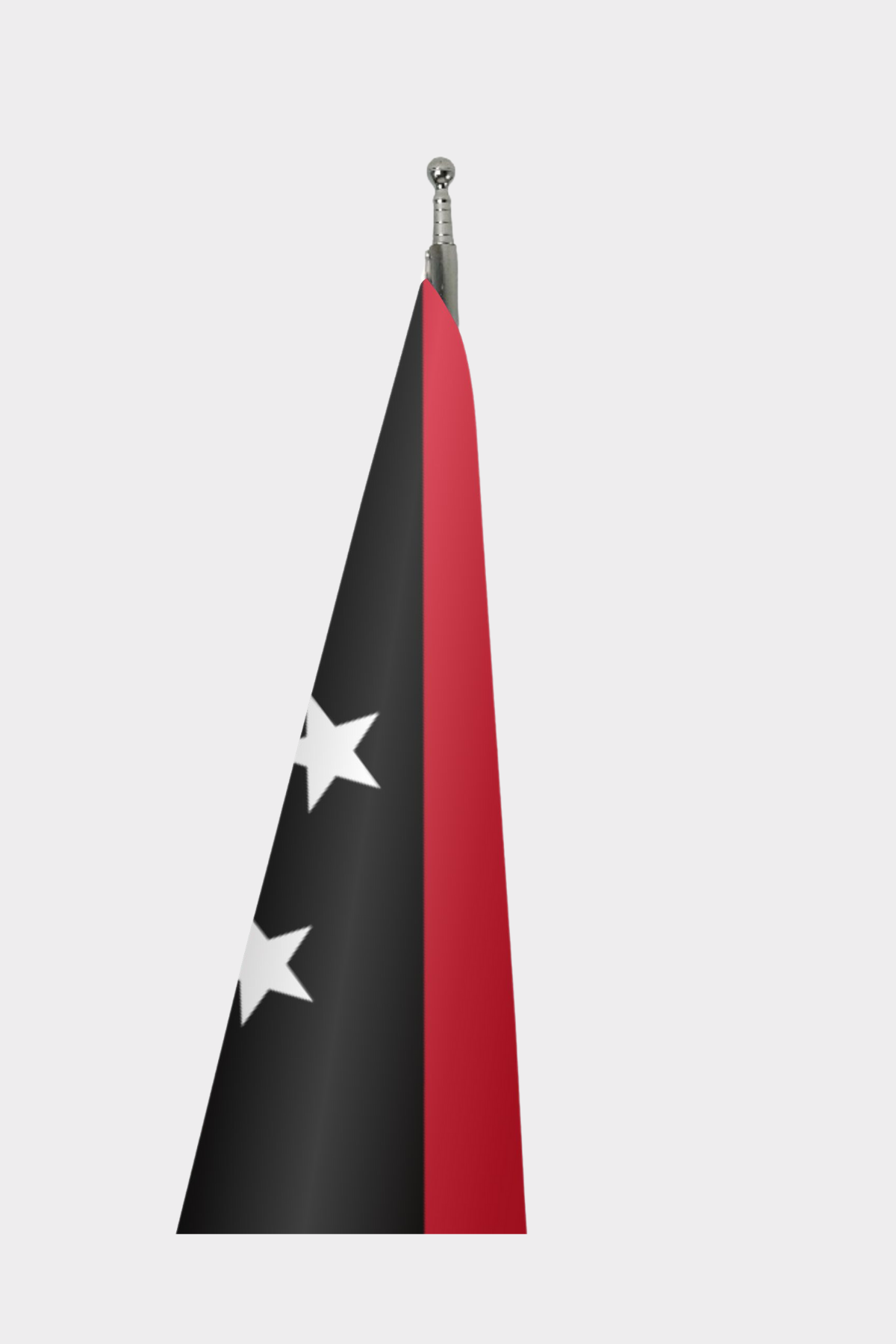 Papua Yeni Gine Makam Bayrağı Seti detay görünümü