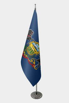 Pennsylvania Makam Bayrağı Seti