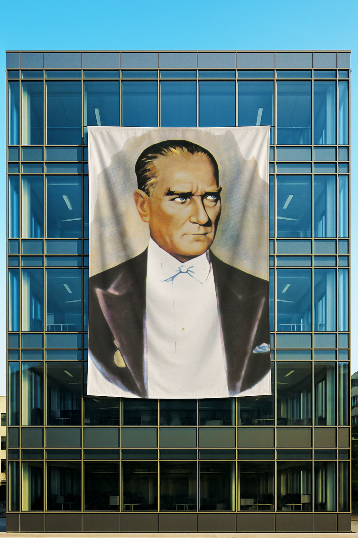 Rachel Kumaş Üzerine Atatürk Posteri 37