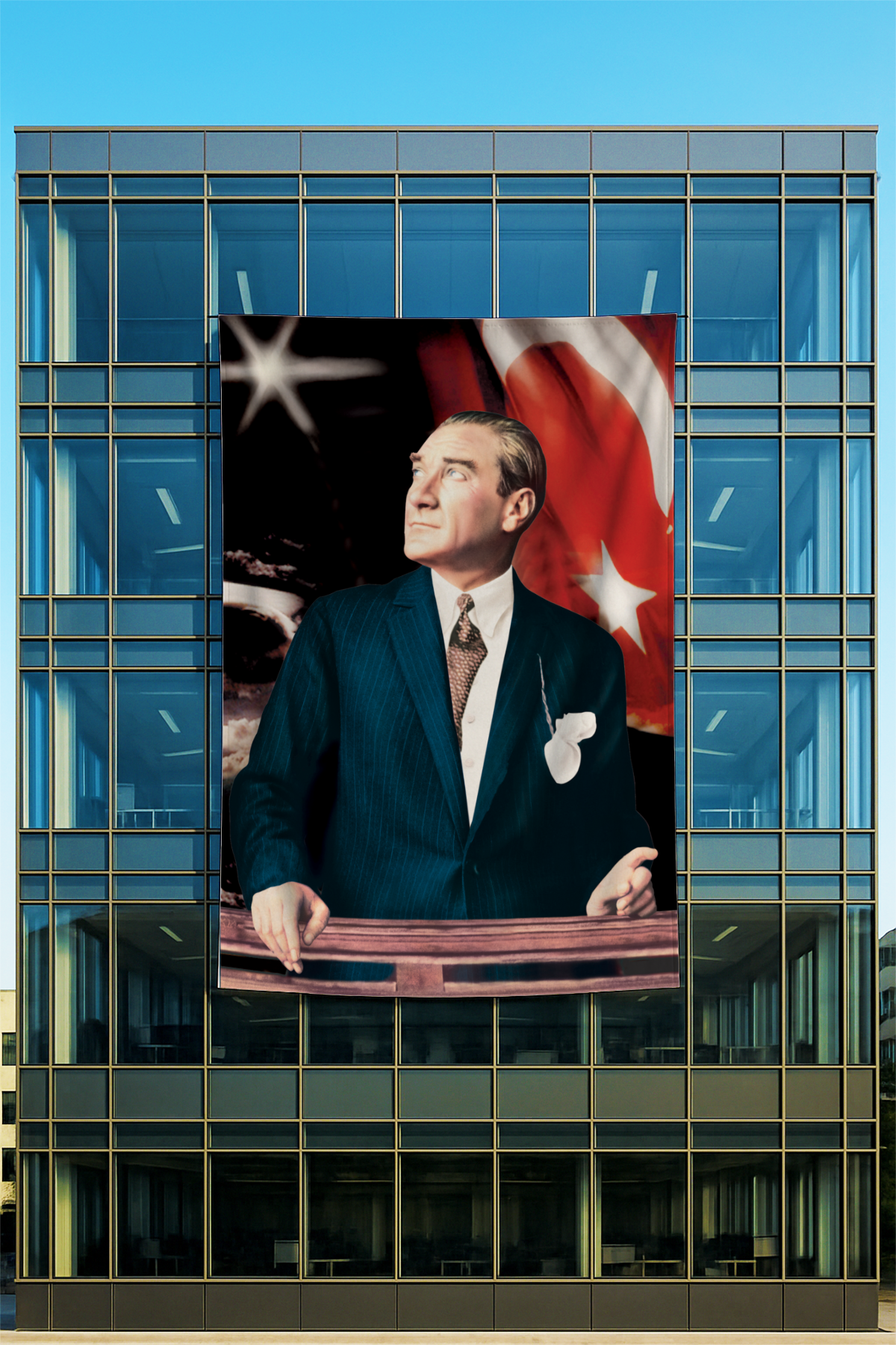 Raschel Kumaş Atatürk Posteri 3