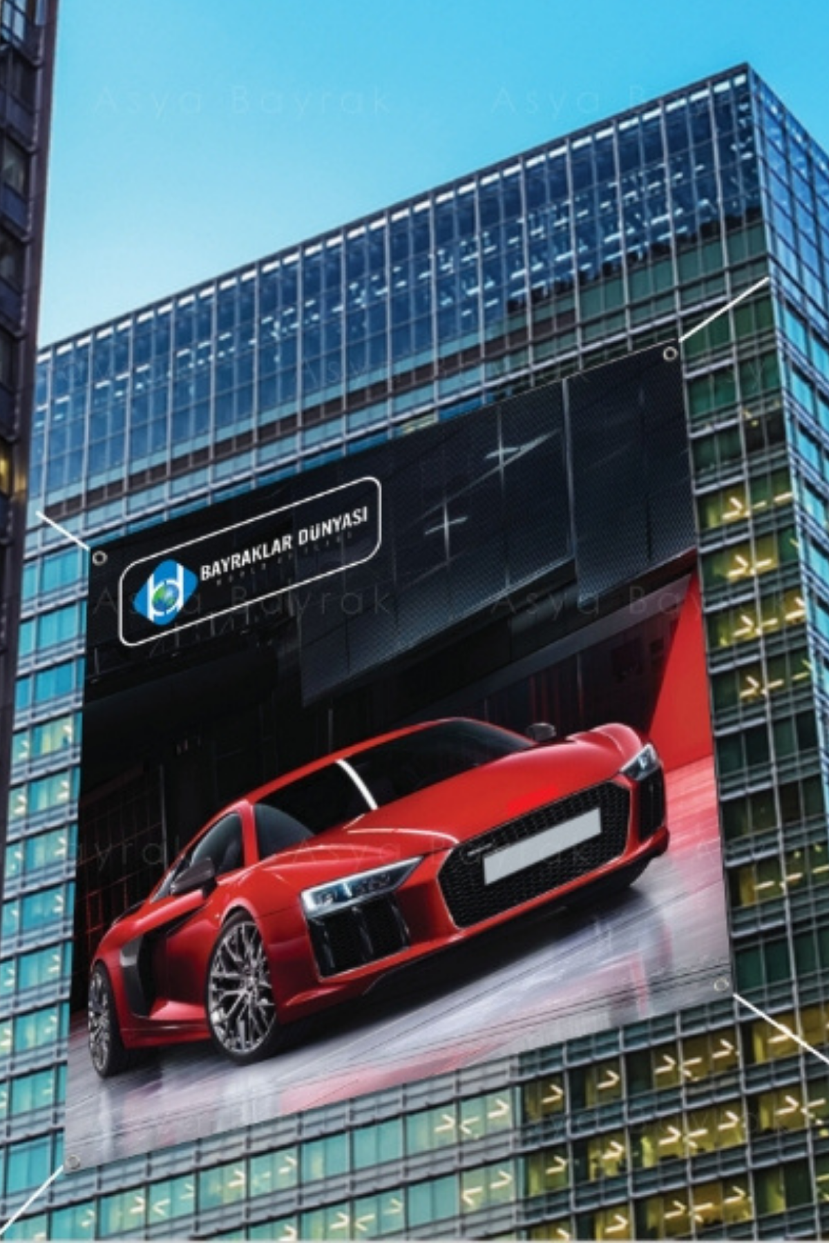 Reklam Brandası Afişi ölçü ve seçenekler