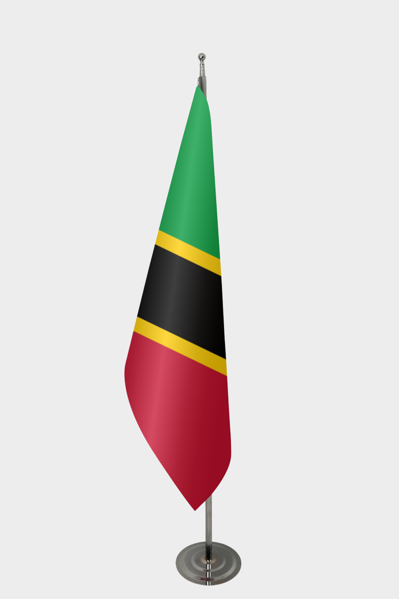 Saint Kitts ve Nevis Makam Bayrağı Seti