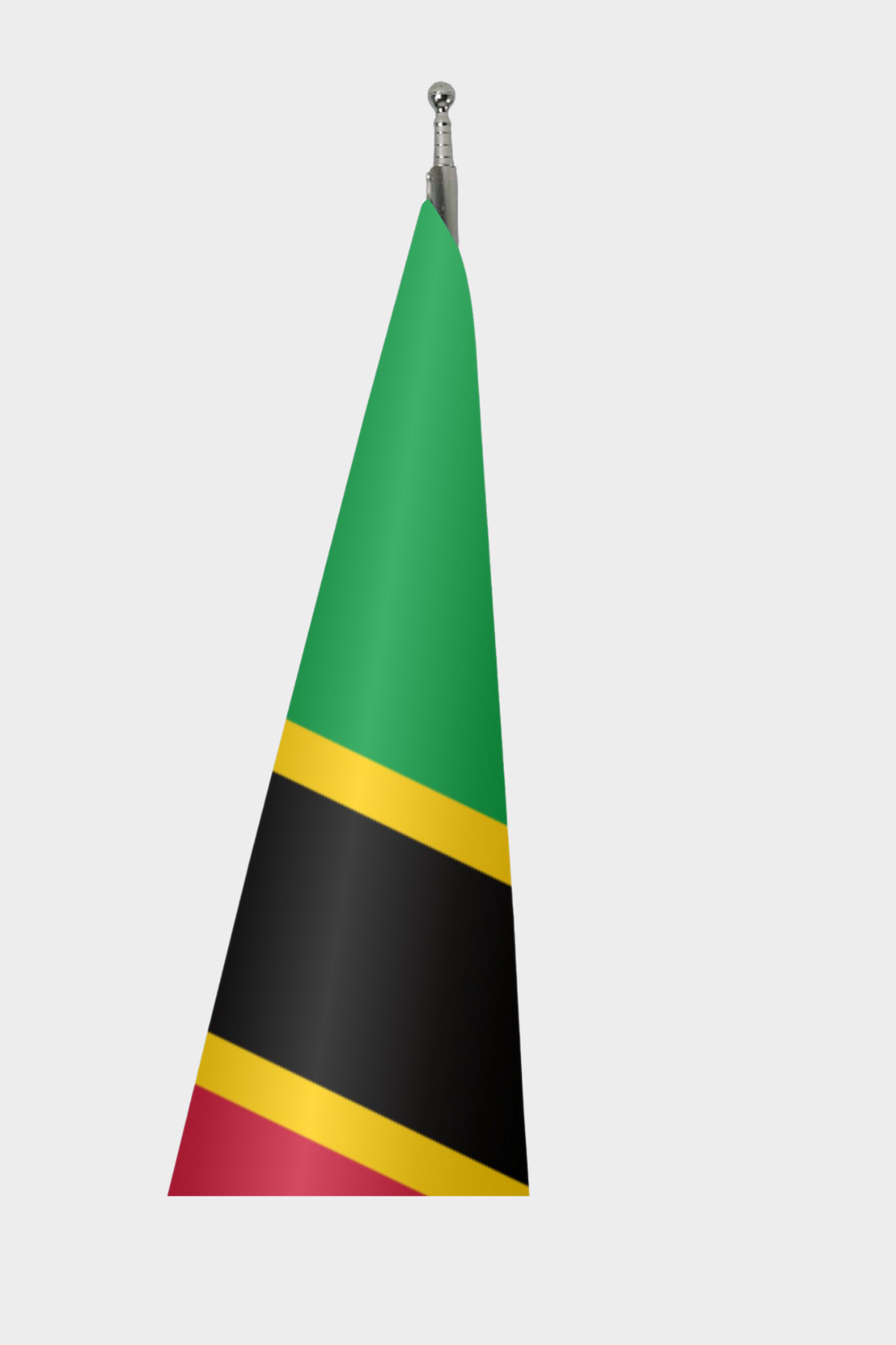 Saint Kitts ve Nevis Makam Bayrağı Seti detay görünümü