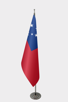 Samoa Makam Bayrağı Seti