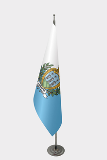 San Marino Makam Bayrağı Seti
